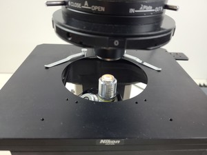 Thumbnail image of Nikon Diaphot Microscope System with 3 x Objectives Lab Spares/Repairs