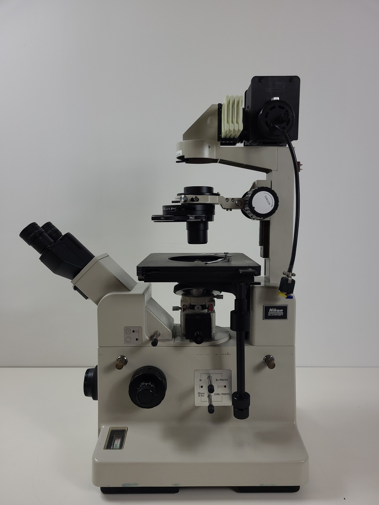 Image of Nikon Diaphot Microscope System with 3 x Objectives Lab Spares/Repairs