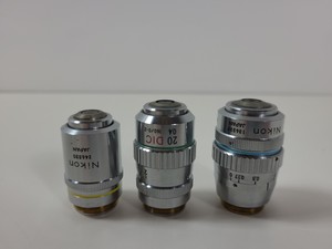 Thumbnail image of Nikon Diaphot Microscope System with 3 x Objectives Lab Spares/Repairs
