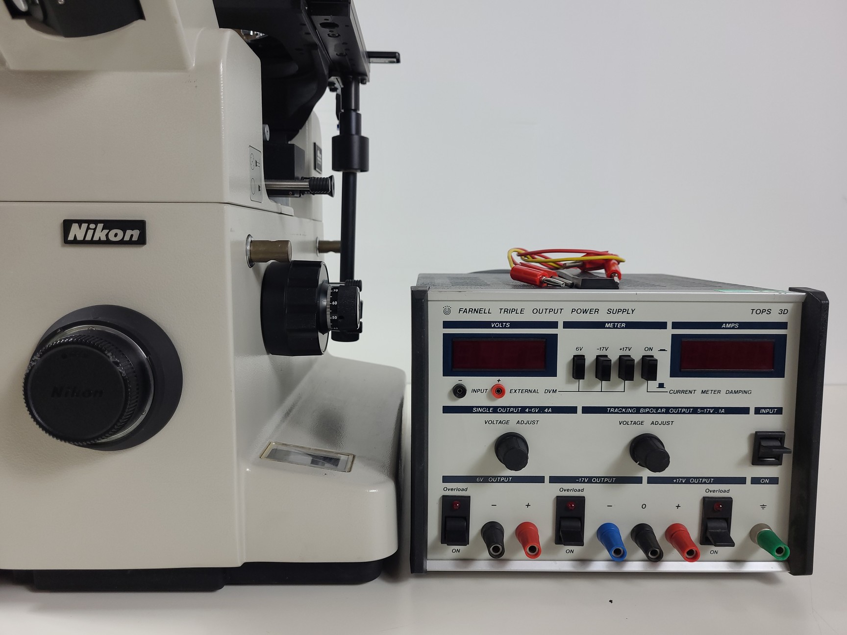 Image of Nikon Diaphot Microscope System with 3 x Objectives Lab Spares/Repairs