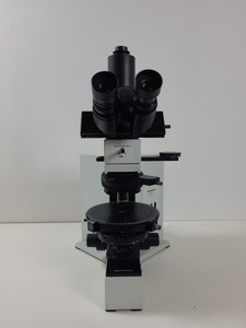 Thumbnail image of Olympus BX50 Fluorescence Microscope w/ 4 x Objectives - 10x/0.30 P, 4x/0.13 P 