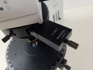 Thumbnail image of Olympus BX50 Fluorescence Microscope w/ 4 x Objectives - 10x/0.30 P, 4x/0.13 P 