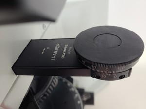 Thumbnail image of Olympus BX50 Fluorescence Microscope w/ 4 x Objectives - 10x/0.30 P, 4x/0.13 P 
