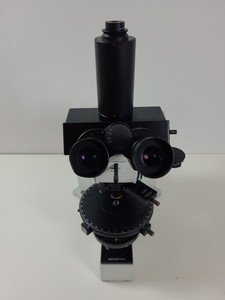 Thumbnail image of Olympus BX50 Fluorescence Microscope w/ 4 x Objectives - 10x/0.30 P, 4x/0.13 P 