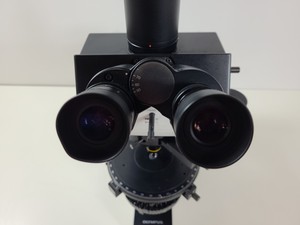 Thumbnail image of Olympus BX50 Fluorescence Microscope w/ 4 x Objectives - 10x/0.30 P, 4x/0.13 P 