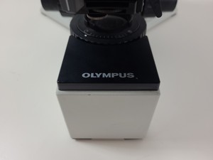 Thumbnail image of Olympus BX50 Fluorescence Microscope w/ 4 x Objectives - 10x/0.30 P, 4x/0.13 P 