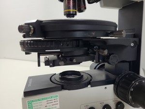 Thumbnail image of Olympus BX50 Fluorescence Microscope w/ 4 x Objectives - 10x/0.30 P, 4x/0.13 P 