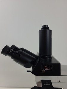 Thumbnail image of Olympus BX50 Fluorescence Microscope w/ 4 x Objectives - 10x/0.30 P, 4x/0.13 P 