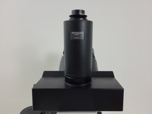 Thumbnail image of Olympus BX50 Fluorescence Microscope w/ 4 x Objectives - 10x/0.30 P, 4x/0.13 P 