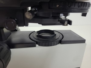 Thumbnail image of Olympus BX50 Fluorescence Microscope w/ 4 x Objectives - 10x/0.30 P, 4x/0.13 P 