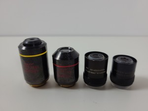 Thumbnail image of Olympus BX50 Fluorescence Microscope w/ 4 x Objectives - 10x/0.30 P, 4x/0.13 P 