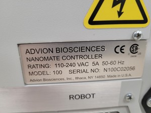 Thumbnail image of Advion Nanomate 100 Liquid Analysis Robot & Controller Lab