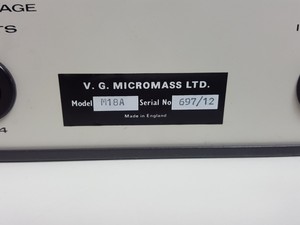 Thumbnail image of V.G. Micromass M18A Programmed Power Supply - Rackmount - Lab