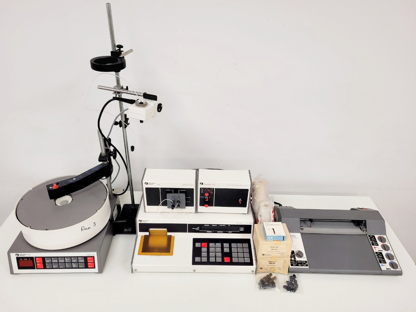 Image of Pharmacia Biotech FPLC System - UV-1, LCC-501, FRAC-100, REC 102 Lab 