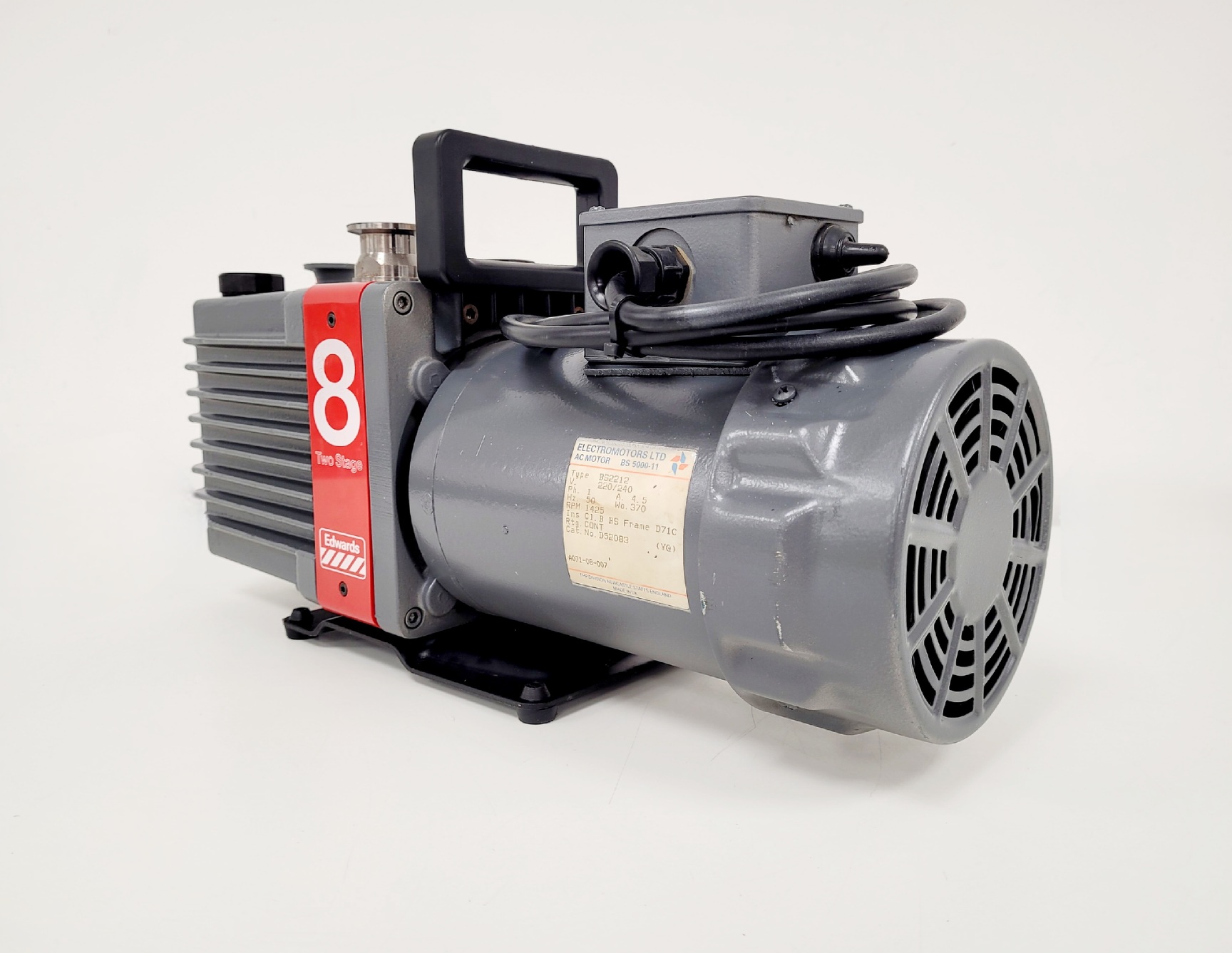 Image of Edwards E2M8 Two Stage 8 High Vacuum Pump Lab Spares/Repairs