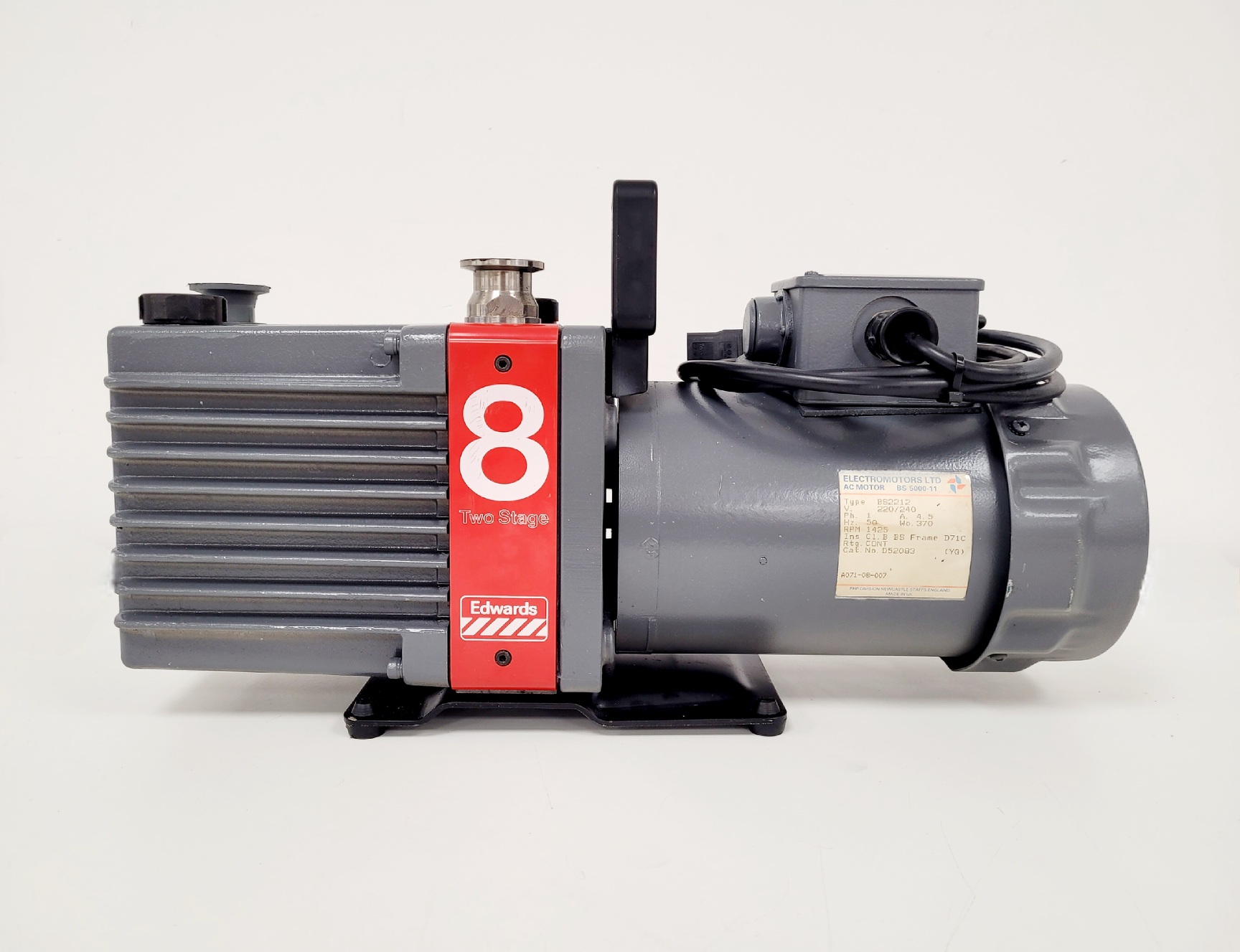 Image of Edwards E2M8 Two Stage 8 High Vacuum Pump Lab Spares/Repairs