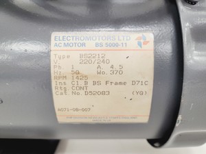 Thumbnail image of Edwards E2M8 Two Stage 8 High Vacuum Pump Lab Spares/Repairs
