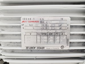 Thumbnail image of Edwards 28 E2M28 Two Stage Rotary Vane Vacuum Pump Lab