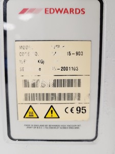 Thumbnail image of Edwards 28 E2M28 Two Stage Rotary Vane Vacuum Pump Lab