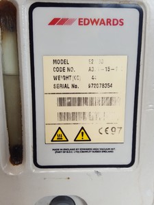 Thumbnail image of Edwards 30 E2M30 Rotary Vane Dual Stage Vacuum Pump Lab - Spares / Repairs