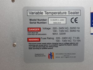 Thumbnail image of Thermo Scientific S1420499-1-A002 G-Sealer Variable Temperature Sealer Lab