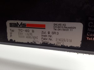 Thumbnail image of Salvis Thermocenter Laboratory Oven Type TC-40 B Lab