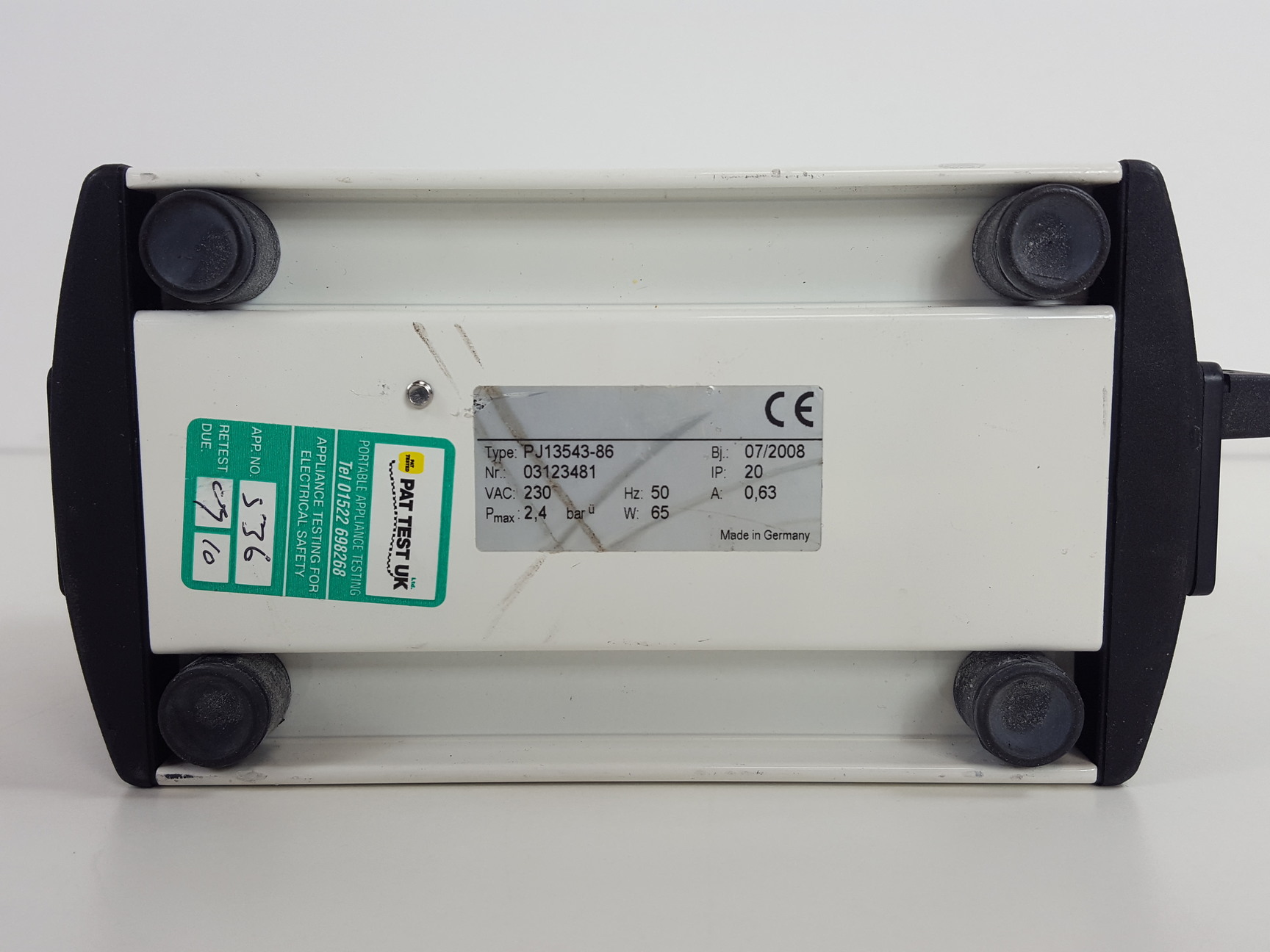 Image of MIillipore Vacuum Pump XF54 230 50  Type - PJ13543-86 Lab