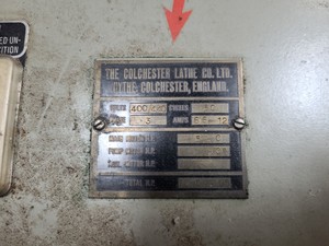 Thumbnail image of Colchester Master 2500 Lathe + Tool Cabinet + Tooling Engineering
