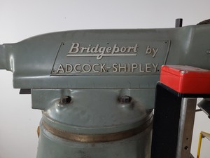 Thumbnail image of Adcock-Shipley Bridgeport Turret Mill Milling Machine + Tooling Engineering