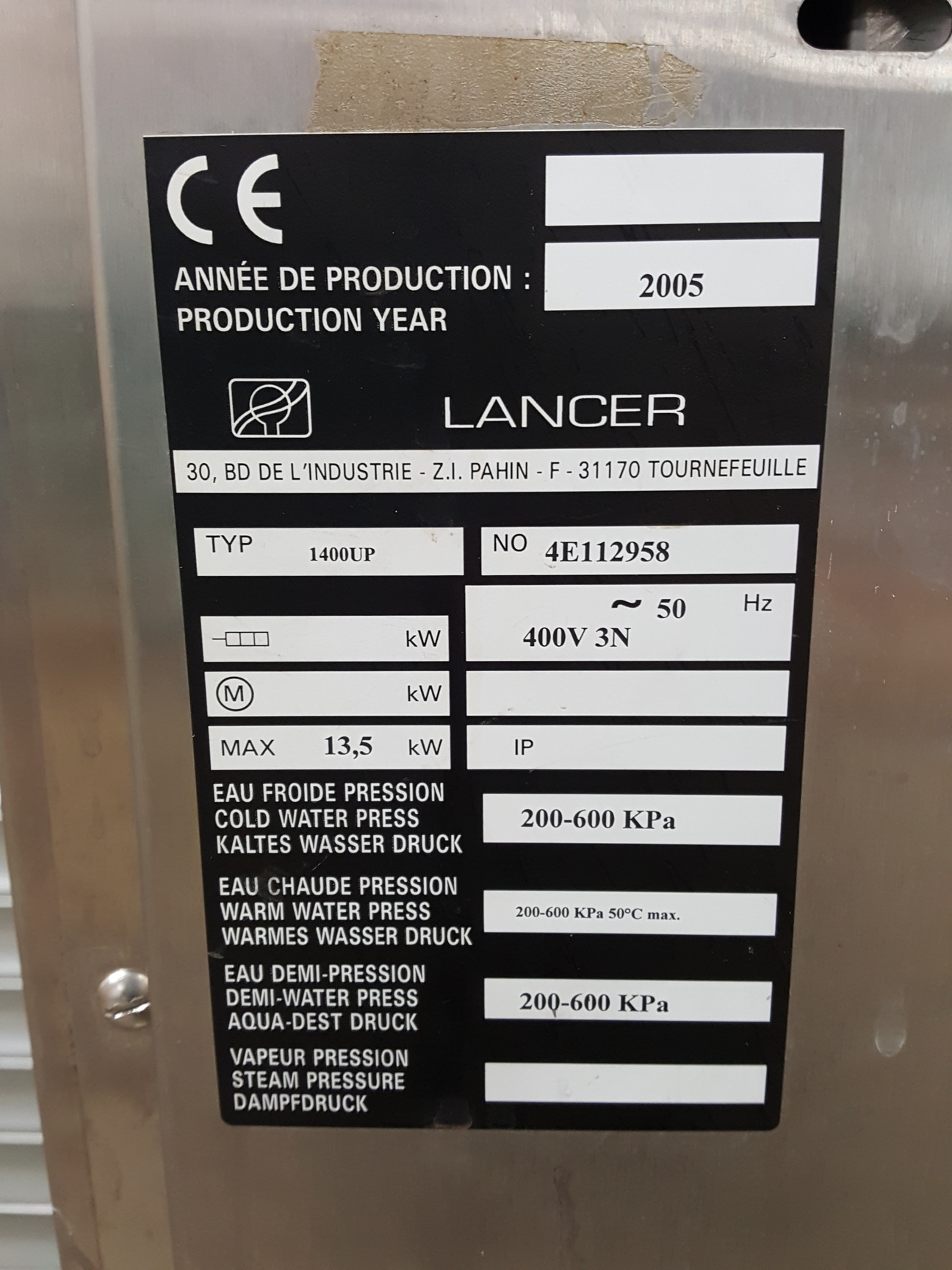 Image of Lancer Dishwasher 1400UP Laboratory Glass Washer Lab