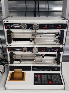 Thumbnail image of Pharmacia LKB FPLC System P-6000,  LCC-501, UV-1, MV-7, MV-8 Lab