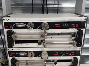 Thumbnail image of Pharmacia LKB FPLC System P-6000,  LCC-501, UV-1, MV-7, MV-8 Lab