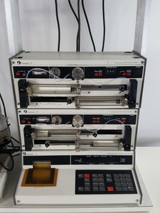Thumbnail image of Pharmacia LKB FPLC System P-6000,  LCC-501, UV-1, MV-7, MV-8 Lab