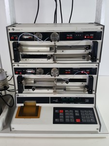 Thumbnail image of Pharmacia LKB FPLC System P-6000,  LCC-501, UV-1, MV-7, MV-8 Lab