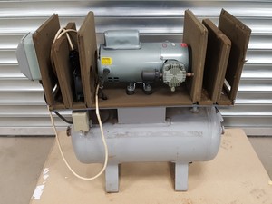 Thumbnail image of Gast 5H Series Air Compressor Model - 5HCE-790D-M501X-1 & Welded Air Receiver