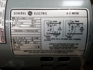 Thumbnail image of Gast 5H Series Air Compressor Model - 5HCE-790D-M501X-1 & Welded Air Receiver