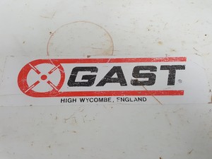 Thumbnail image of Gast 5H Series Air Compressor Model - 5HCE-790D-M501X-1 & Welded Air Receiver