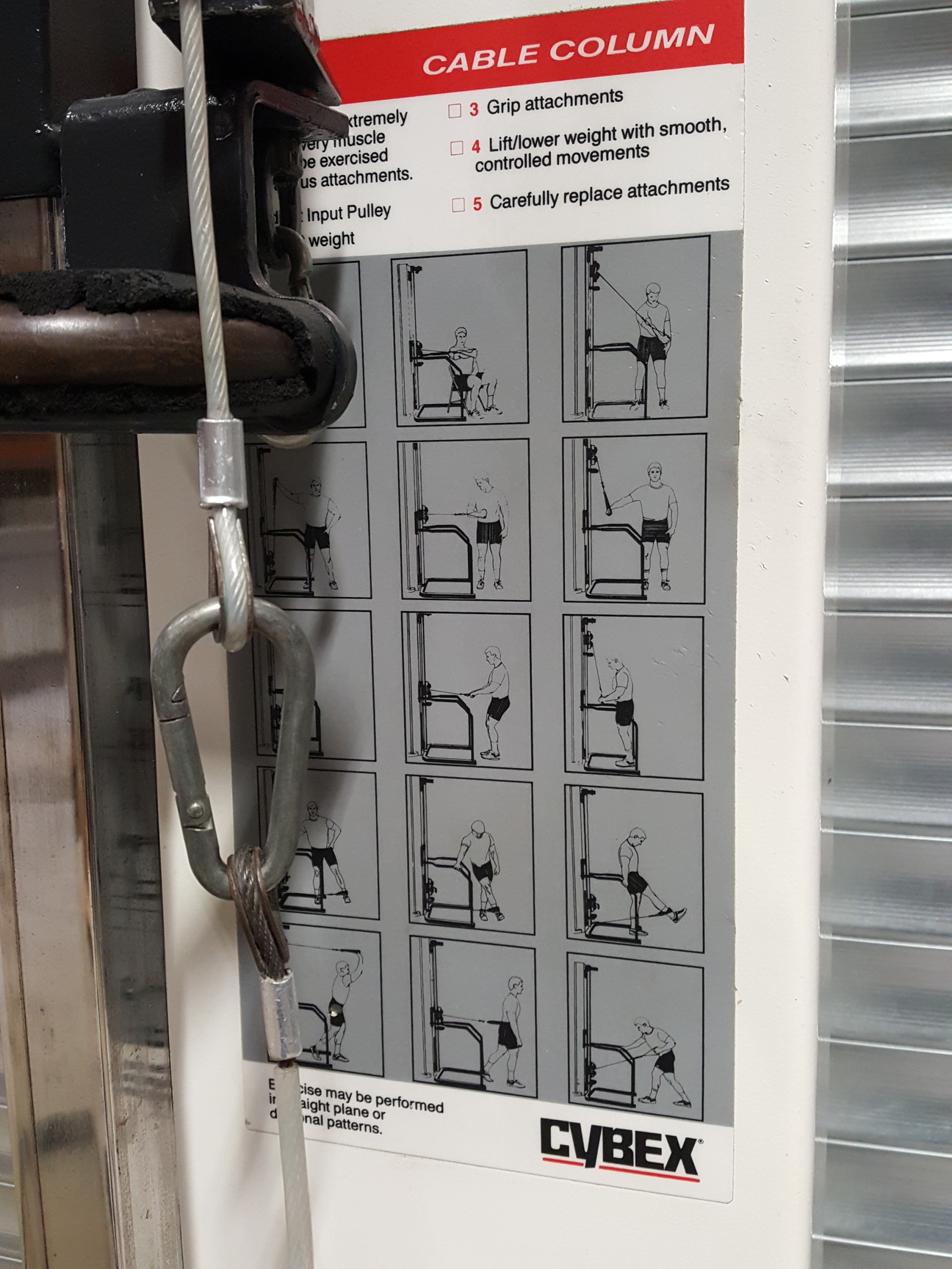 Image of Cybex Modular Free Standing Cable Column Weight Machine Model 5315 Gym