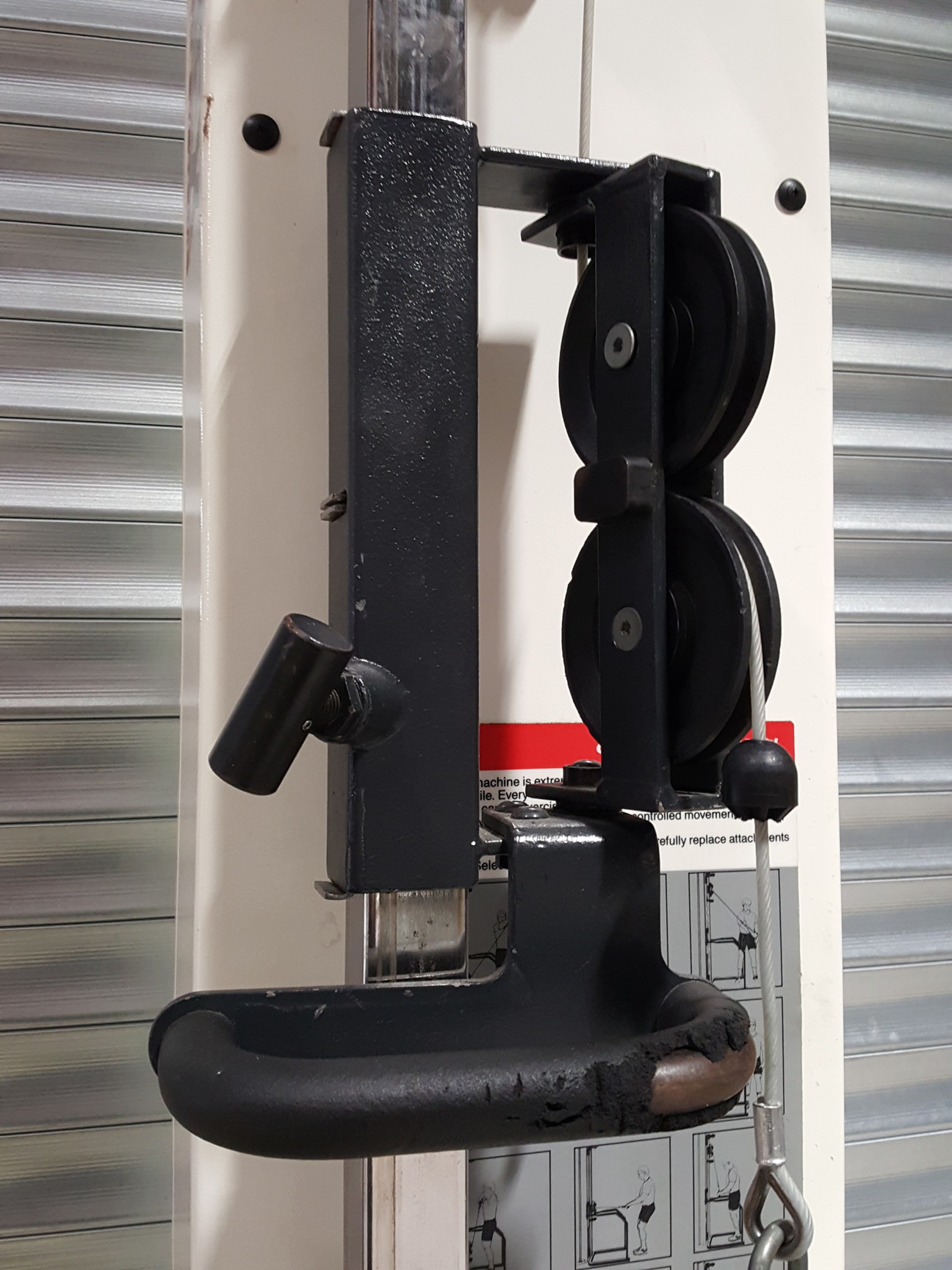 Image of Cybex Modular Free Standing Cable Column Weight Machine Model 5315 Gym