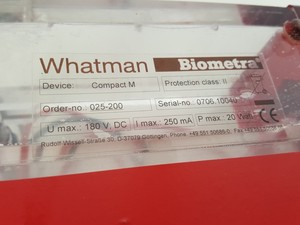 Thumbnail image of Biometra Standard Power Pack P25 & CompactM Gel Electrophoresis Units Lab
