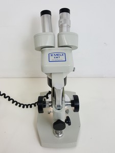 Thumbnail image of Meiji Techno EMT Stereo Zoom Microscope + Power Supply Lab