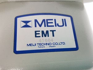 Thumbnail image of Meiji Techno EMT Stereo Zoom Microscope + Power Supply Lab