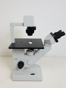 Thumbnail image of Hund Wetzlar Wilovert Inverted Microscope 10/0.25 Ph-p & A4/0.10 Objectives Lab