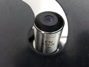 Thumbnail image of Hund Wetzlar Wilovert Inverted Microscope 10/0.25 Ph-p & A4/0.10 Objectives Lab