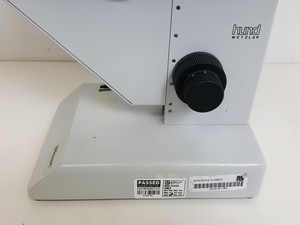 Thumbnail image of Hund Wetzlar Wilovert Inverted Microscope 10/0.25 Ph-p & A4/0.10 Objectives Lab