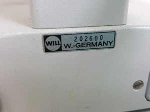 Thumbnail image of Hund Wetzlar Wilovert Inverted Microscope 10/0.25 Ph-p & A4/0.10 Objectives Lab