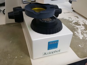 Thumbnail image of Carl Zeiss Axiophot Fluorescent Microscope w/ 6 Objectives Apchromat Neofluar