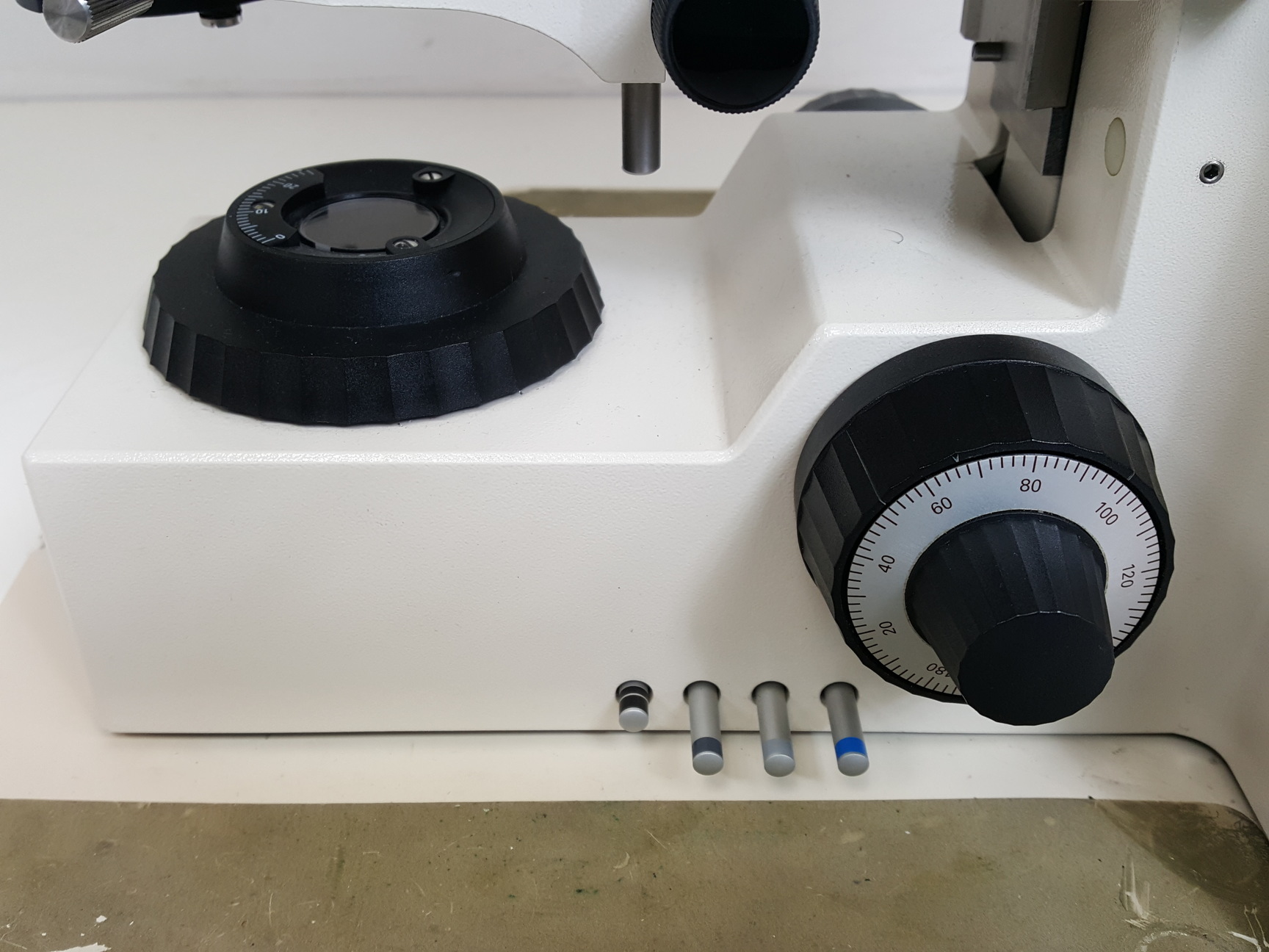 Image of Carl Zeiss Axiophot Fluorescent Microscope w/ 6 Objectives Apchromat Neofluar