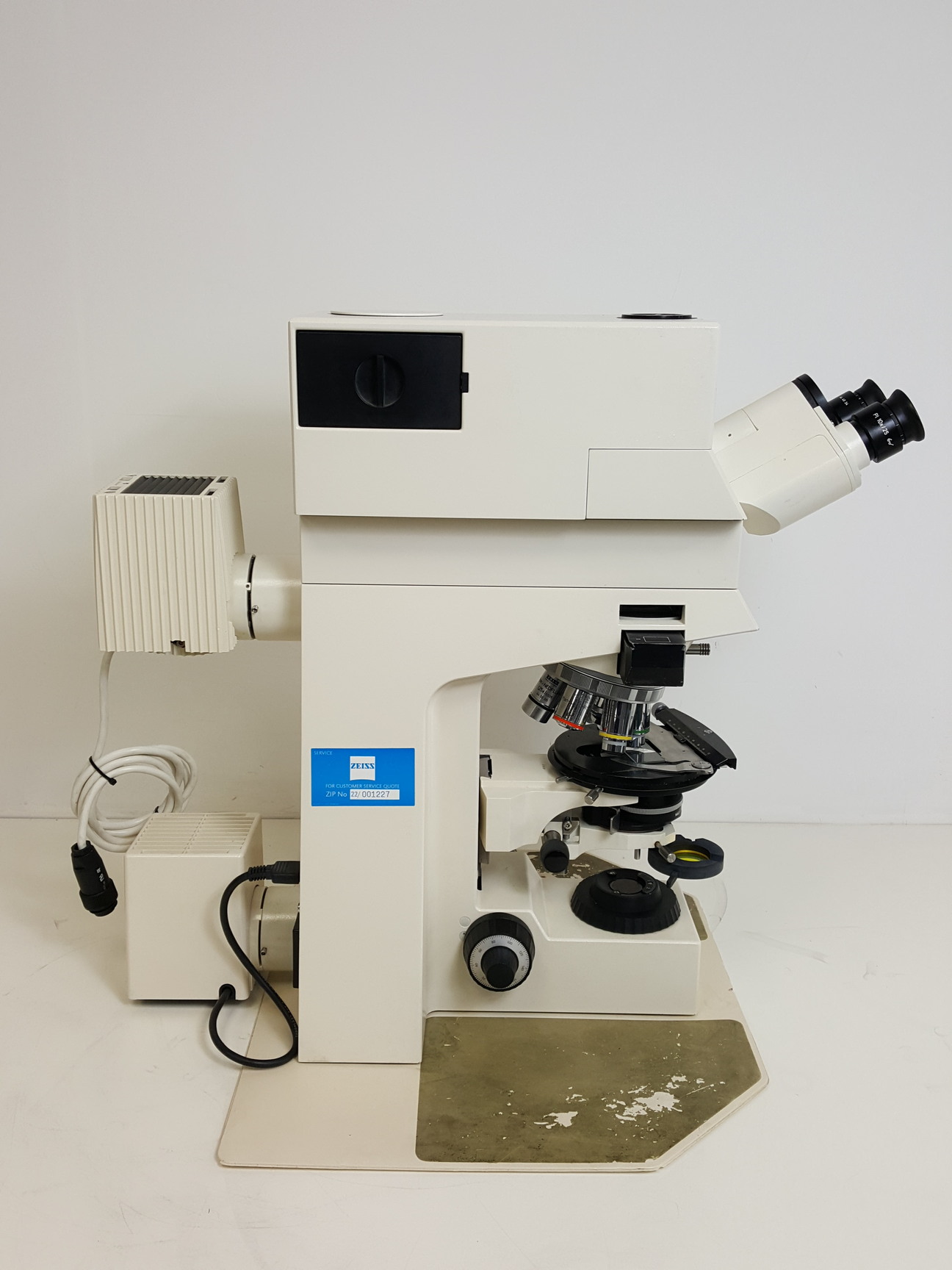 Image of Carl Zeiss Axiophot Fluorescent Microscope w/ 6 Objectives Apchromat Neofluar
