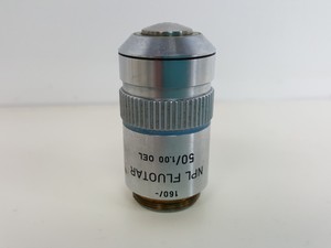 Thumbnail image of Carl Zeiss Axiophot Fluorescent Microscope w/ 6 Objectives Apchromat Neofluar
